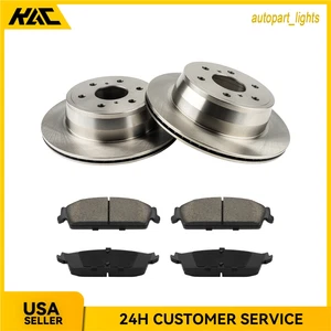 Rotores de disco trasero y pastillas de freno para Cadillac Escalade ESV 07 08-14 55133 D1194 - Imagen 1 de 10