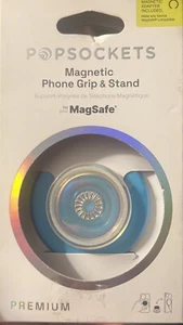 PopSockets Magnetic Phone Grip with MagSafe, Magnetic Adapter Ring Included Blue - Picture 1 of 3