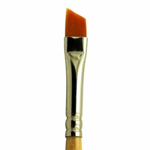 9740 Student Golden Synthetic Angle Brush - Picture 1 of 7