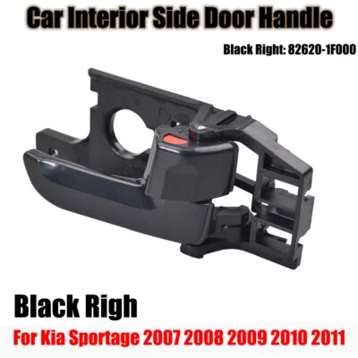 Manija de puerta lateral interior derecha negra para Kia Sportage 2007 2008 2009-2011 Foto 1 de 4