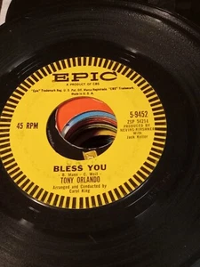 Tony Orlando 45 - Bless You /am I the Guy- Epic 5-9452-Tested-D 50 - Bild 1 von 2