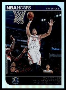 2014-15 NBA HOOPS SILVER CHANDLER PARSONS 386/399 DALLAS MAVERICKS #163 PARALLEL