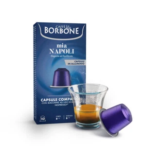 100/200 CAPSULE CIALDE MIA NAPOLI IN ALLUMINIO COMPATIBILE NESPRESSO - Foto 1 di 1