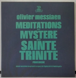 ERATO STU 70750/751 MESSIAEN MEDITATIONS SUR LE MYSTERE... ORGUE FRANCE 2LP'sBOX - Picture 1 of 6