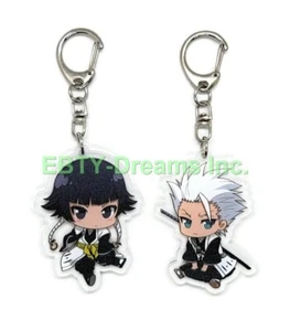 Set of 2 Bleach Acrylic Keychain Hitsugaya Toushirou, Soi Fon v1 - Picture 1 of 2