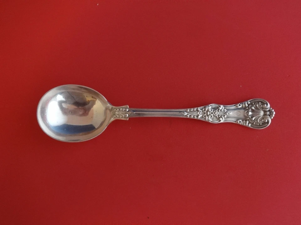 Cuchara sopera gumbo de plata esterlina English King by Tiffany and Co 8" Foto 1 de 1