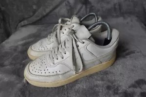 Nike Court Vision Low Triple White Sneakers US 7 Casual skate shoes - Picture 1 of 11