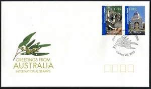 2006 Australia Greetings From Australia International Stamps Set Of 2 FDC, VGC - Picture 1 of 1