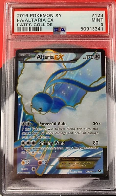Altaria EX (Full Art) 123/124 Fates Collide Holo 2016 Pokémon XY PSA 9 MINT - Image 1 of 2