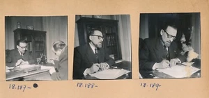 Jacob Kaplan 1953 - 6 Photos Grand Rabbin de Paris - Pl 193 - Foto 1 di 2