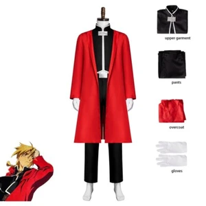 Fullmetal Alchemist Cosplay Costume Edward Elric Costume Full Set - Picture 1 of 11