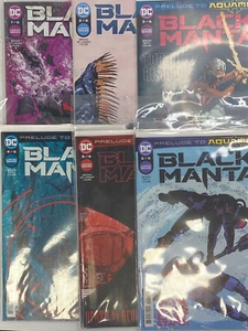 DC Comics Serie Limitata Black Manta Prelude to Aqua-men Numeri 1-6 - Foto 1 di 9