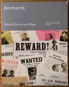 Bonhams Auction Catalogue - May 2008 Oxford - Printed Books and Maps - Picture 1 of 16