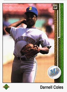 1989 - Upper Deck -- DARNER COLES -- Card # 339 -- Seattle Mariners - Picture 1 of 2