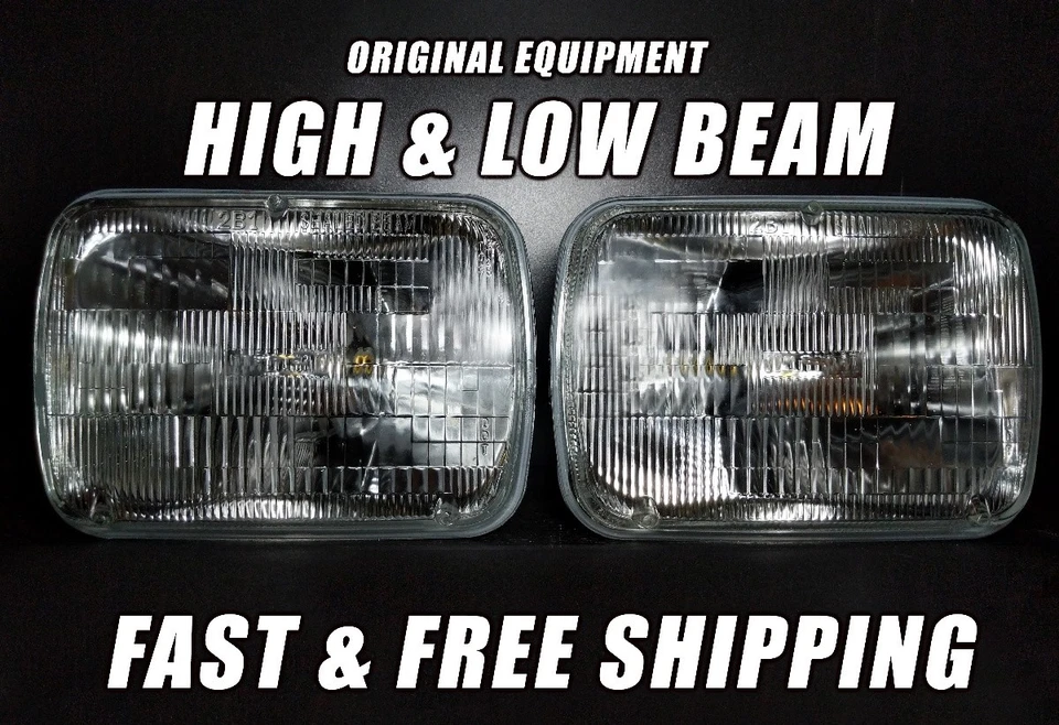 OE Front Halogen Headlight Bulb For Chevy Corvette 1984-1996 Low & High Beam x2 - Image 1 of 1