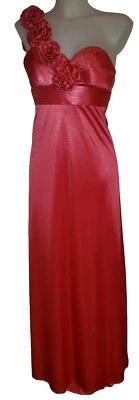 Vestido de graduación Morgan & Co años 90 talla 1/2 rosa satinado babydoll caprichoso Fairycore para mujer Foto 1 de 2