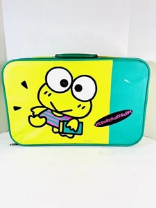 Kerokerokeroppi Sanrio Luggage Suitcase Keroppi 1992 Vintage 4’x12’x18’ - Picture 1 of 14