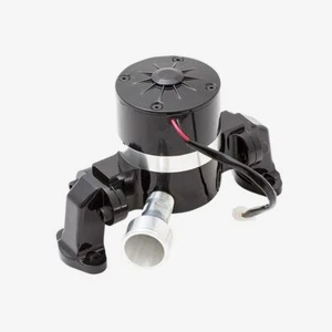 Chevy Small Block 283 - 400 Black High-Flow 35 GPM Electric Water Pump - Picture 1 of 4