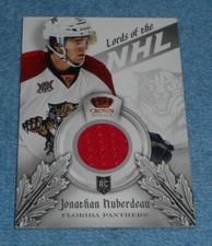 2013-14 Panini Crown Royale Lords of the NHL Jonathan Huberdeau Rookie Jersey