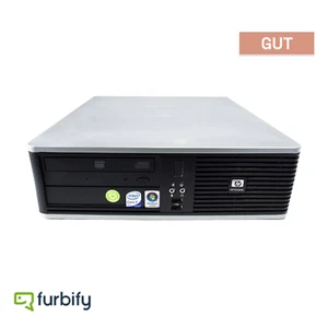 HP Compaq DC5850 SFF AMD Athlon 4GB RAM 250GB HDD DVD-RW Radeon3100 Zustand: Gut - Bild 1 von 6