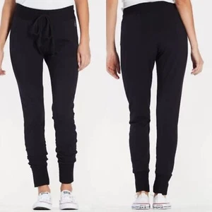 Free People Damen M schwarz sonnig dünn Jogginghose Jogger aktiv lässig sportlich - Bild 1 von 12
