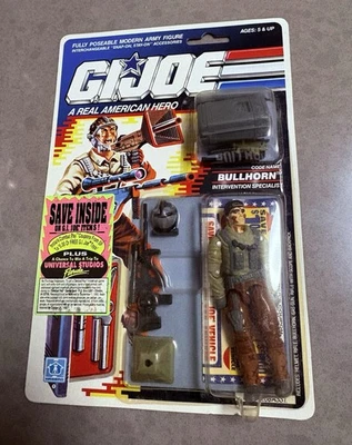 GI Joe Hasbro ARAH Vintage Bullhorn Action Figure 1990 MOC Factory Sealed - Image 1 of 4