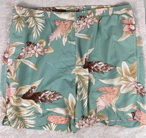 Tommy Bahama Relax Floral Swim Trunks Mesh Lined Mens XL - Picture 1 of 11