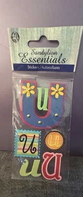 Vintage Sandylion Monogram “U”2004 Sticker Pack - Image 1 of 2