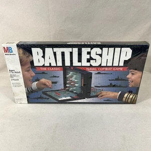 Vintage 1990 Milton Bradley Schlachtschiff Marine Kampfspiel 4730 neu versiegelt neu aus altem Lagerbestand - Bild 1 von 11