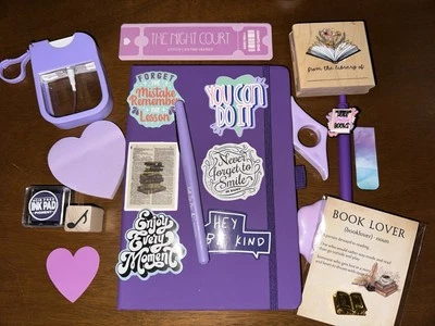 Bookish Book Accessories Mystery Bundle 20+ Pieces BookTok - Image 1 of 3