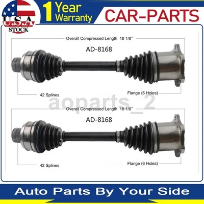 2 передних шарнирных вала оси TrakMotive для Audi A5 Quattro 2017 2016 2015 2014 годов выпуска - Изображение 1 из 2