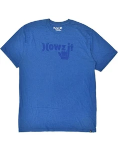 HARLEY Mens Premium Fit Graphic T-Shirt Top XL Blue Cotton BD75 - Picture 1 of 3