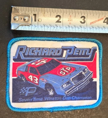 Parche bordado vintage Richard Petty Seven Time Winston Cup Champion Foto 1 de 2