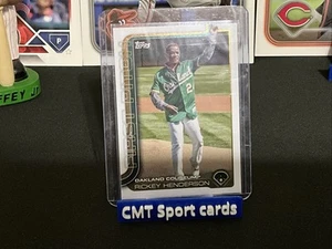 2025 Topps Series 2 First Pitch Ricky Henderson - Bild 1 von 2