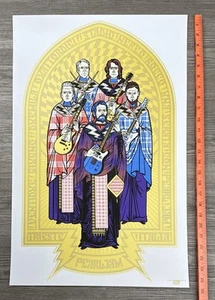 Pearl Jam Trieste 2014 Poster Ames Bros Signed #/130 Artist Ed 20x26 MINT - Picture 1 of 9