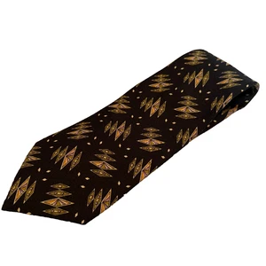 Barbara Blank Hajjars Corbata de Seda Corbata Patrón Geométrico Supersónico Triángulos Funky - Imagen 1 de 7