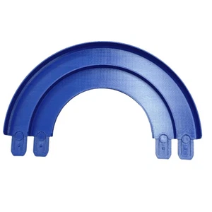 Pezzi Connettori Pista Compatibile con Hot Wheels,180 Gradi 2 Corsie,Taglia L+X... - Foto 1 di 7