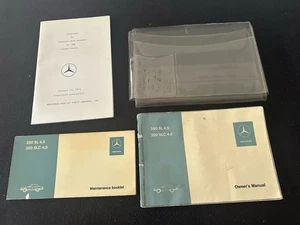 Mercedes 350SL 350SLC 1972,5 4,5 manual del propietario de Estados Unidos 1972 R107 SL 1972 paquete de libro de conductor - Imagen 1 de 19