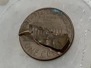 1966 Lincoln Memorial Cent *Grand Pa’s Collection* MAJOR Lamination Peel - Picture 1 of 6