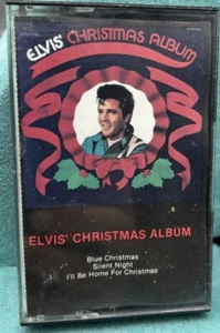 Elvis Presley Elvis' Christmas Album 1985 Cassette Tape Blue Christmas  - Picture 1 of 5