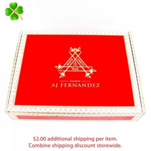 Caja de cigarros de madera vacía Montecristo AJ Fernández Toro 8,5" x 6,5" x 1,75" - Imagen 1 de 12