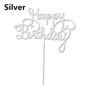 Topper Torte Deko Muffin Cupcake Cake Stecker Geburtstag Kuchen Happy Birthday - Bild 1 von 5
