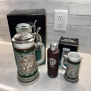 Avon Sporting Stein Decanter With Mini Matching Stein, Rare And On Sale! - Picture 1 of 14