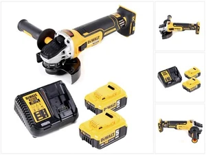 DeWalt DCG 405 P2 Winkelschleifer 18 V 125 mm Brushless + 2x Akku 5,0 Ah + Lader - Bild 1 von 5