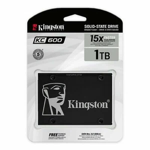 Kingston SSD KC600 1TB 2.5 inch SATA3 3D TLC Hard Disk SSD 1024 GB for Notebook - Afbeelding 1 van 6