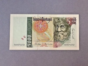 Portugal 5,000 Escudos P-190d 1997 - Picture 1 of 2