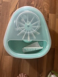 Obst und Gemüse Waschmaschine Obstwäsche Schleuder Gerät Reinigungsgerät - Bild 1 von 4