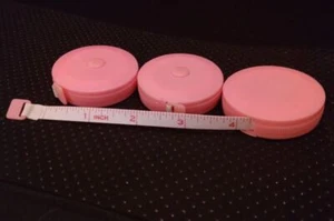 LOT Of 3 Retractable Sewing Tape Measures Up to 45" Adorable and Practical - Picture 1 of 5
