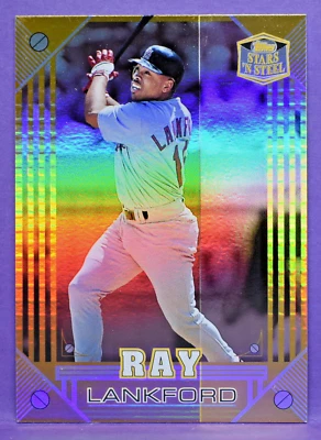 Ray Lankford St. Louis Cardinals 1998 Topps Stars & Steel #23 - HOLOGRAPHIC GOLD - Image 1 of 2