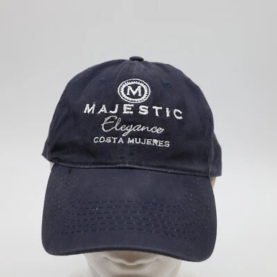Gorra Majestic Elegance Para Hombre Azul Ajustable Costa Mujeres Club Cabo Foto 1 de 4